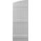 Ekena Millwork Americraft 6-Board (3 Batten) Wood Joined Board-n-Batten Shutters w/ Ellipt Top, ARW401BE621X77PRH ARW401BE621X77PRH - alternate 7